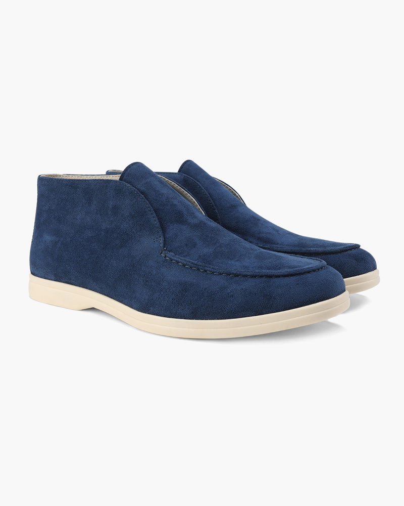 Παλιά χρήματα Υψηλής Suede Loafers