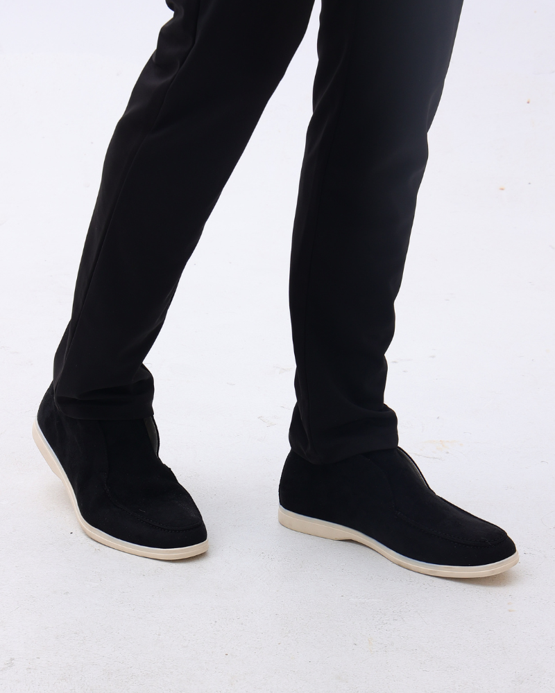 Παλιά χρήματα Υψηλής Suede Loafers