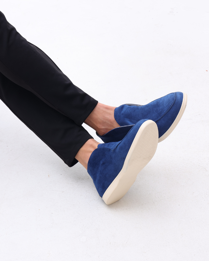 Παλιά χρήματα Υψηλής Suede Loafers