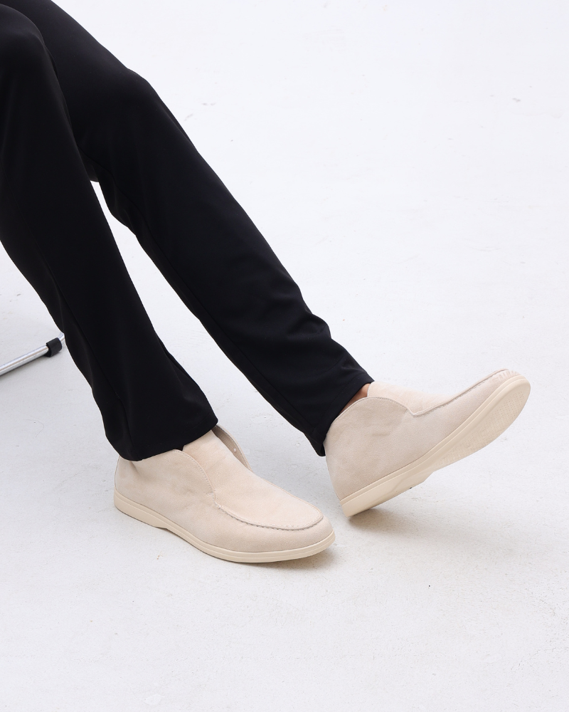 Παλιά χρήματα Υψηλής Suede Loafers