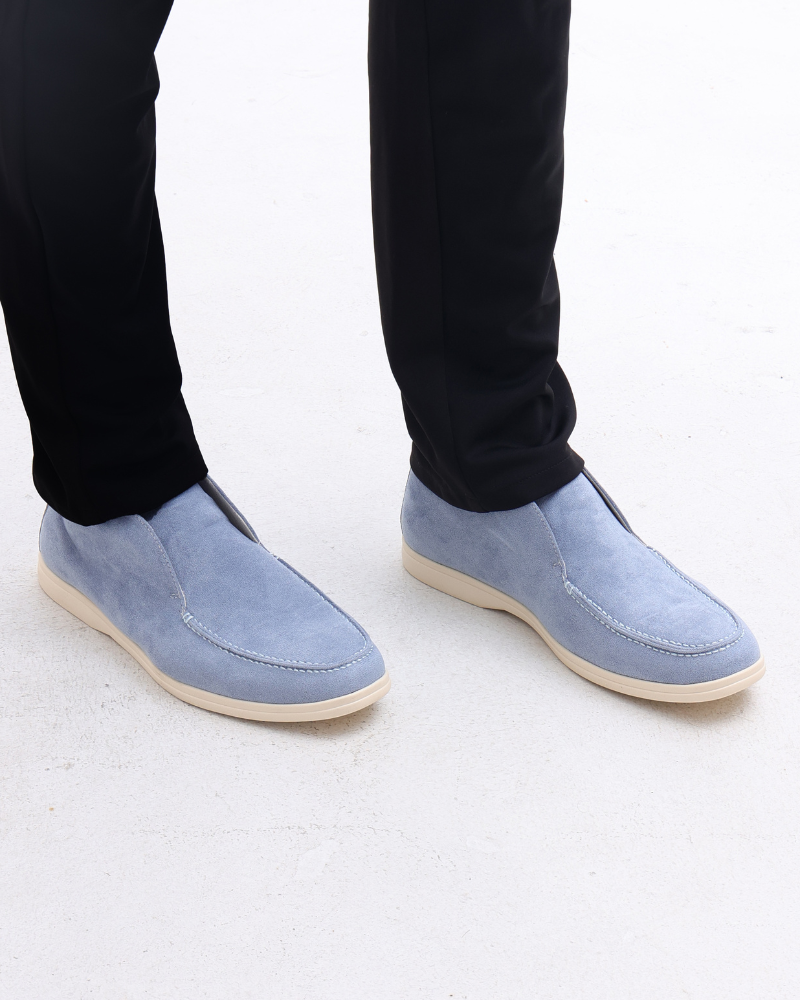 Παλιά χρήματα Υψηλής Suede Loafers