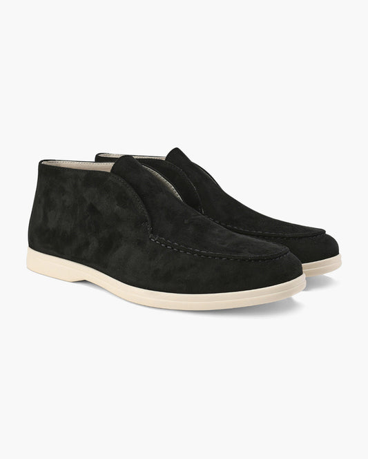Παλιά χρήματα Υψηλής Suede Loafers